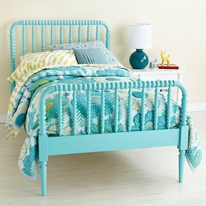 turquoise bed